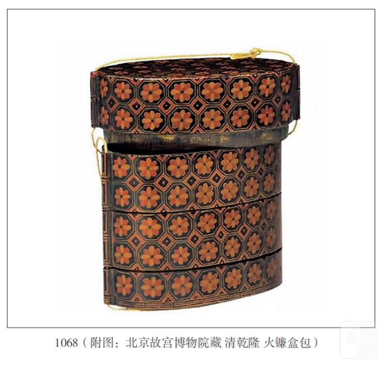 清乾隆 松石绿珍珠地描金花卉纹穿耳火镰盖盒 - 图9